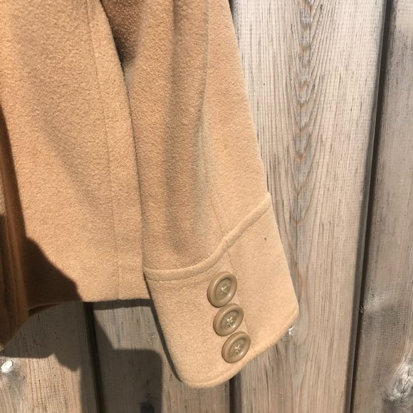 American Eagle Coat Wool Camel Coat Size Large - Picture 4 of 6